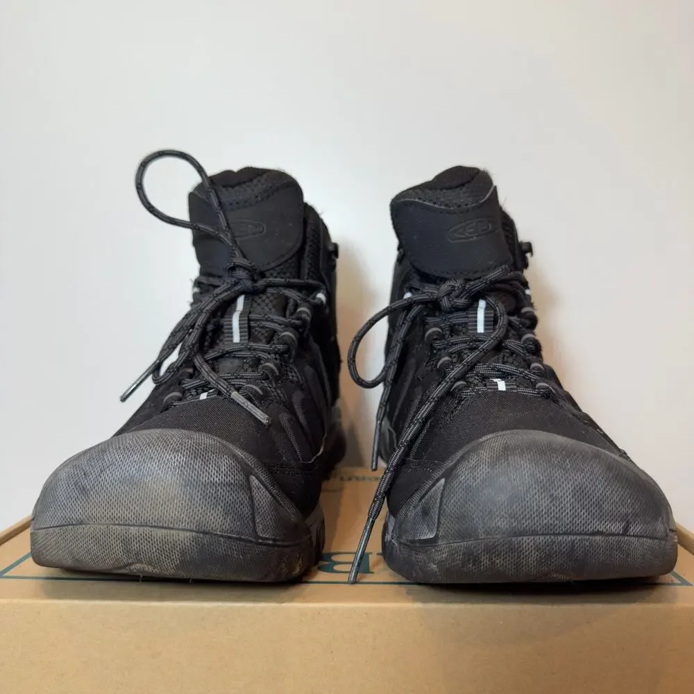 Keen Targhee EXP Mid Mens 11 Waterproof Hiking Boots Black Trail Outdoor Shoes